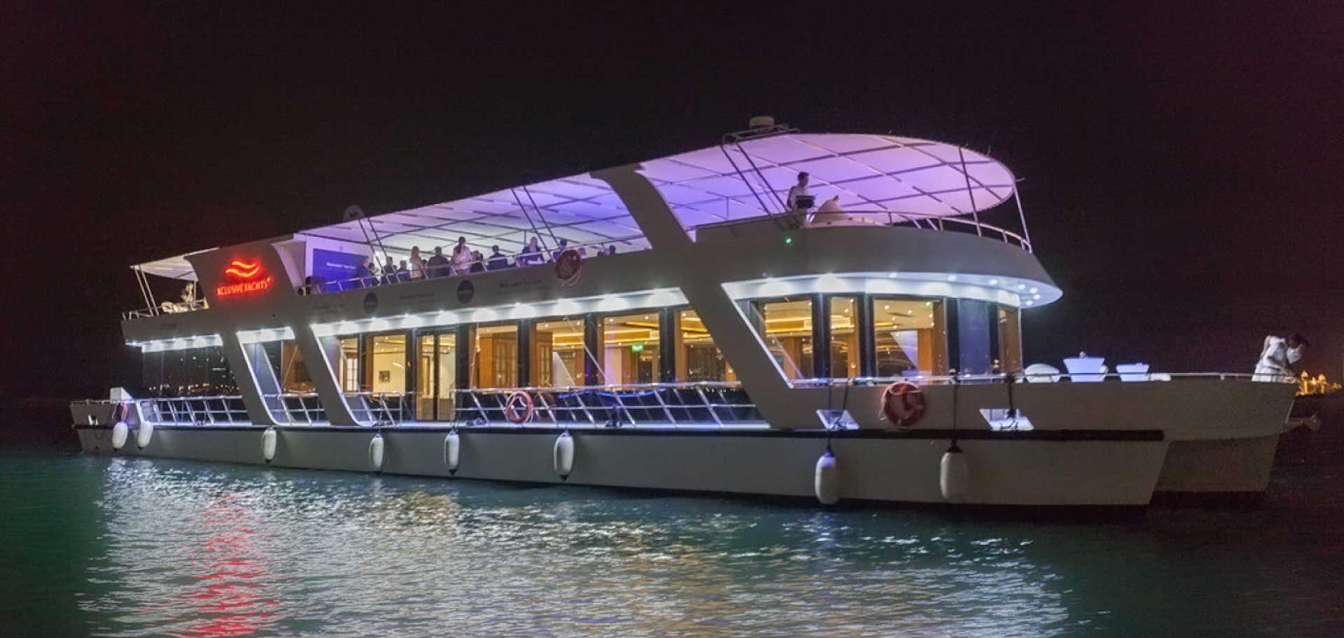 dubai sunset dinner cruise by xclusive yachts